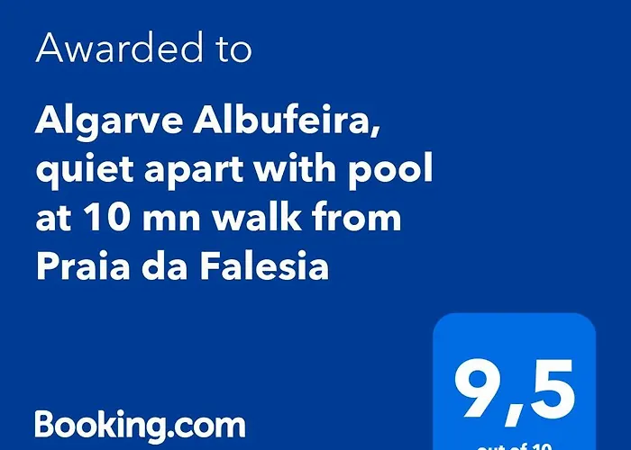 Apartamento Algarve Albufeira, Quiet With Pool At 10 Mn Walk From Da Falesia