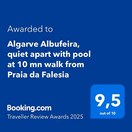 Appartement Algarve Albufeira, Quiet With Pool At 10 Mn Walk From Da Falesia